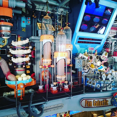 パン・ギャラクティック・ピザ・ポート店内の様子