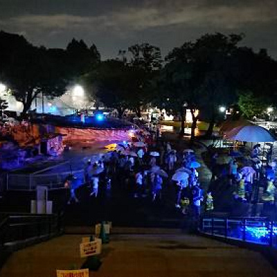 ナイトズーの最中の園内