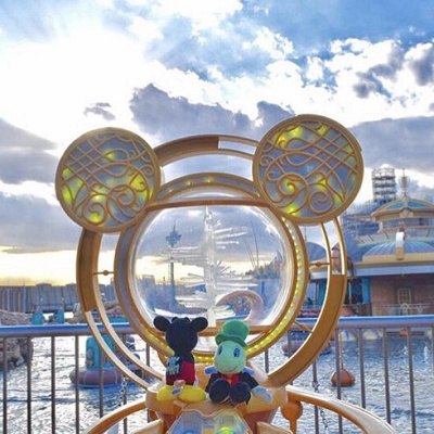 ダッフィーやシェリーメイと並んでとるのもおすすめです♪