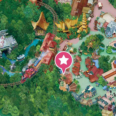 ジャングルカーニバルの地図