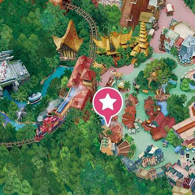ジャングルカーニバルの地図