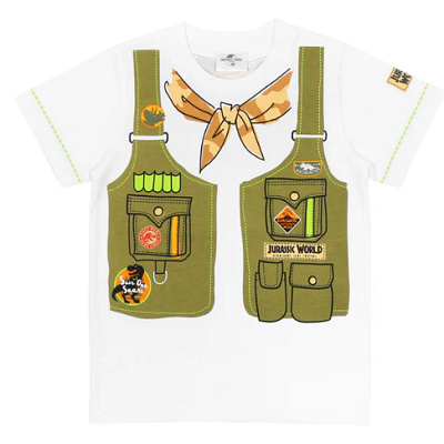 ジュラシックワールドのキッズTシャツ
