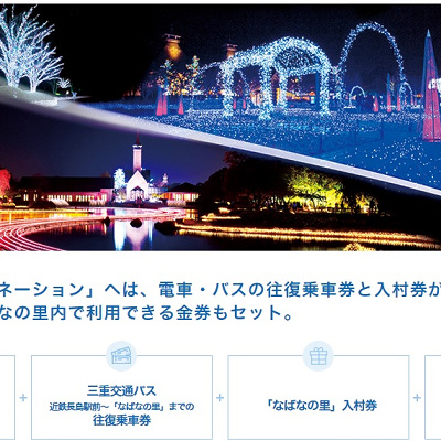 近鉄電車＆バス割引セット