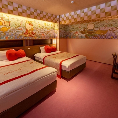 竜宮城スパ・ホテル三日月のサンリオキャラクタールーム