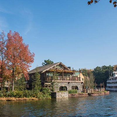 キャンプ・ウッドチャックの風景