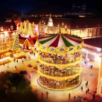 2022年初登場の大型カルーセル／ハウステンボスのイルミネーション2022