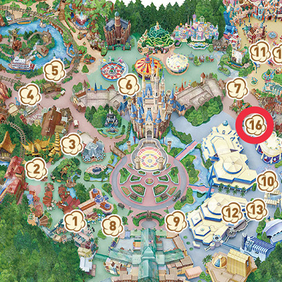 ル・プティポッパーのワゴンの場所