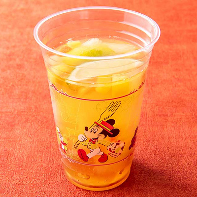 レモンとピーチのフルーツアイスティー（キリン 午後の紅茶 レモンティー使用）