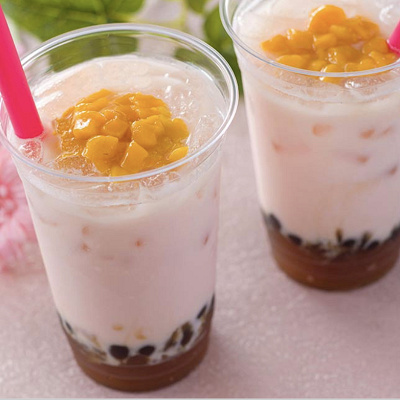 リーナ・ベルのタピオカティー（フルーツ＆ミルク）