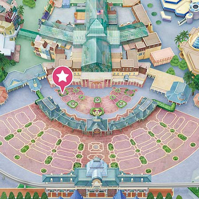 メインストリート・ハウス前の場所