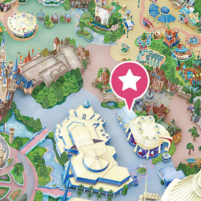 ポップコーン専門店「ビッグ・ポップ」の位置