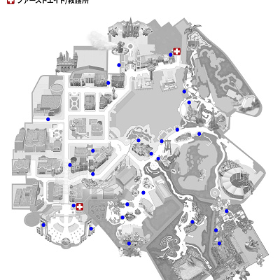 USJの救護室の場所