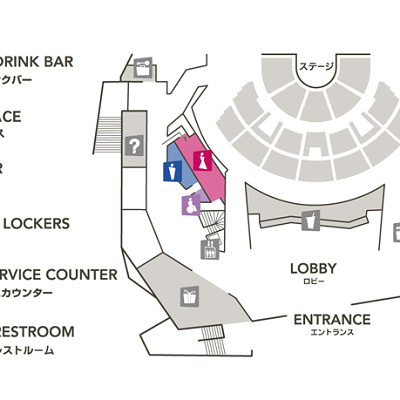 ロッカーの場所