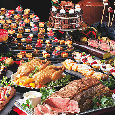 ロンバーズ・ランディングのクリスマスビュッフェ