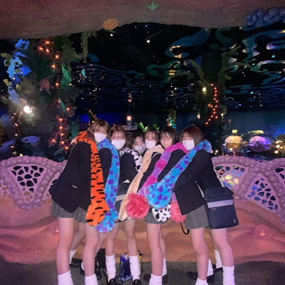 ルーズソックス キャラマフラー