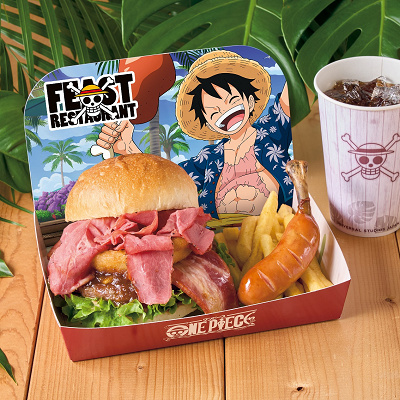 ルフィのスタミナビーフバーガーセット