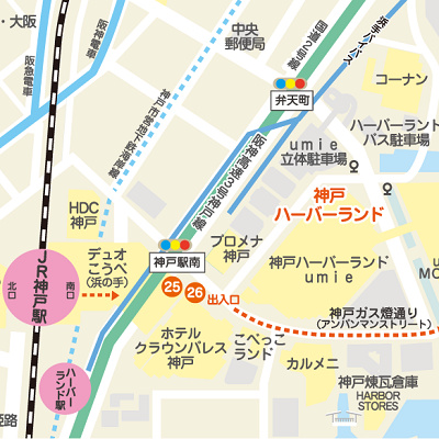 アンパンマンミュージアム神戸のマップ