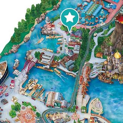 アーント・ペグズ・ヴィレッジストアの地図