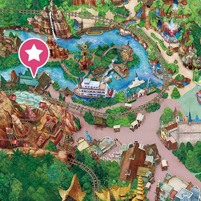 キャンプ・ウッドチャック・キッチンの地図