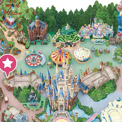 キャプテンフックス・ギャレーの地図