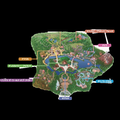 ディズニー・アニマル・キングダムの地図| キャステル | CASTEL