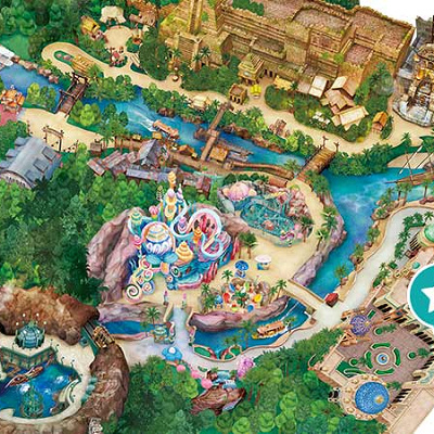 カスバ・フードコートの地図