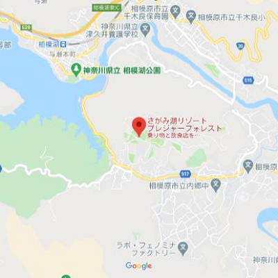 さがみ湖プレジャーフォレストの地図