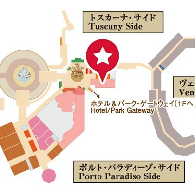 ベッラヴィスタ・ラウンジの地図