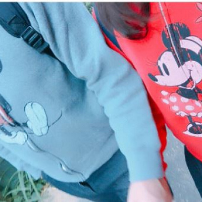 ミッキーとミニーでペアルック