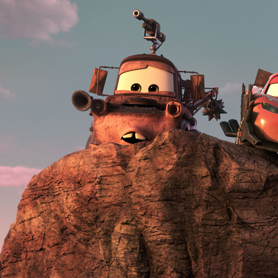 戦いに巻き込まれるマックィーンたち