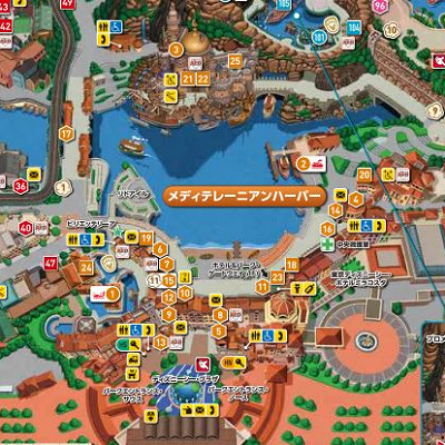 メディテレーニアンハーバーの地図