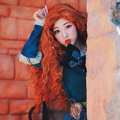 メリダ仮装メイク