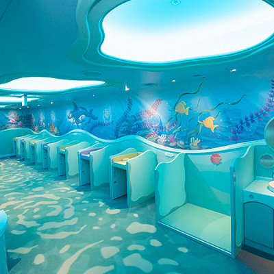 マーメイドラグーンのベビーケアルーム