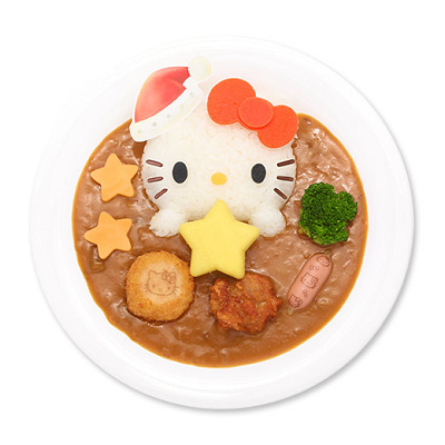 Merry Christmas☆キティのからあげスターカレー