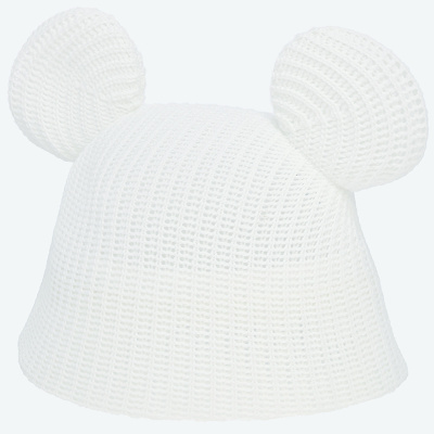 耳付きメッシュハット（白）