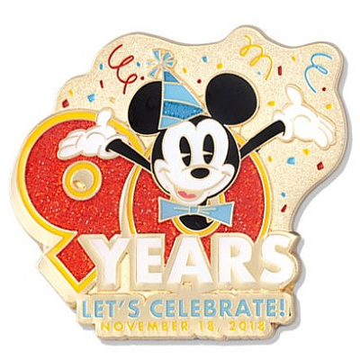 ミッキー生誕90周年ピン