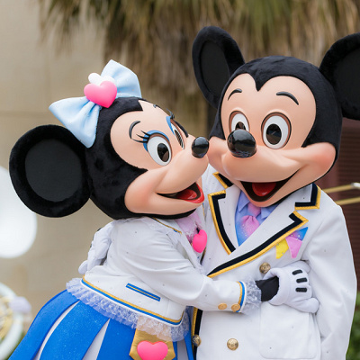 お互いのことが大好きなミッキーとミニー