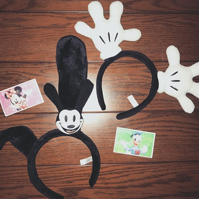 ミッキーグローブのカチューシャ