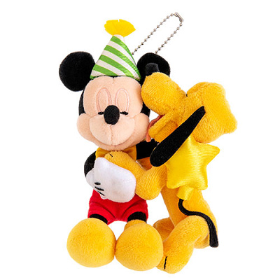 ☆TDL☆Disney☆Pluto☆プルート☆ぬいぐるみバッジ☆ヌイグルミ☆東京ディズニーリゾート30周年☆ザ・ハピネス・イヤー☆ディズニーランド  うとき