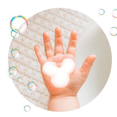 ミッキーシェイプのハンドソープ