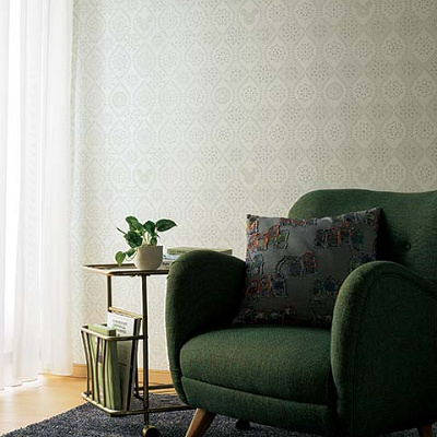 ミッキー／エンブロイダリ―の壁紙