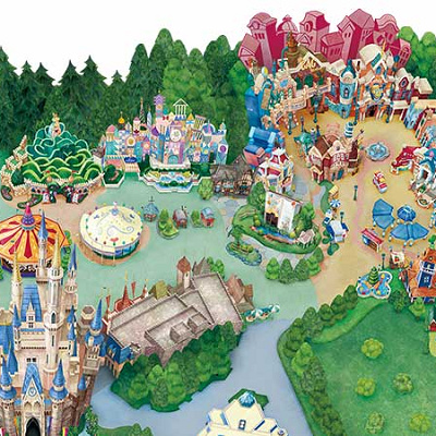 ミッキーのトレーラーの地図