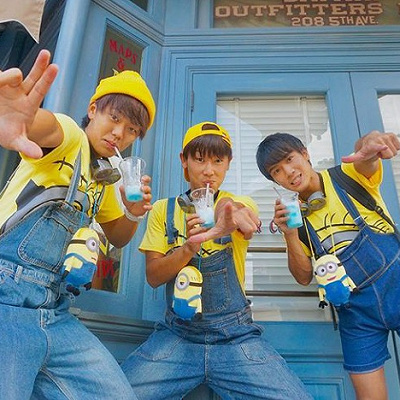 メンズもおソロでミニオンコーデ