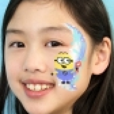 ミニオンのフェイスペイント