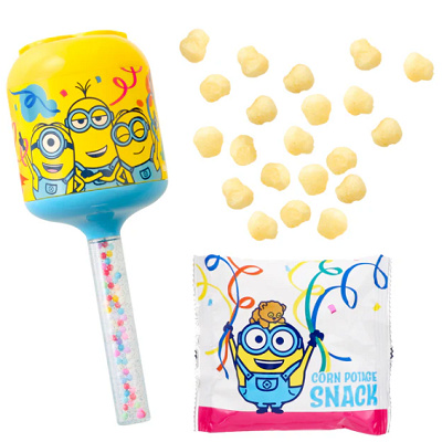 ミニオンマラカス型ケース入りスナック