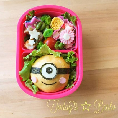 ミニオンオムライス弁当