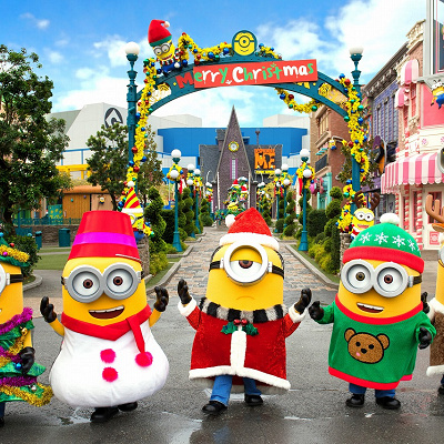 ミニオンパークのクリスマス