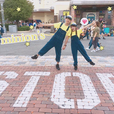 ミニオンの双子コーデ