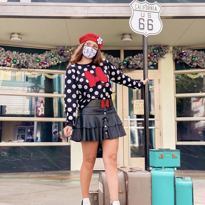 ミニートップスコーデ②