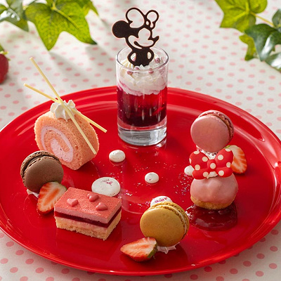 ミニー・ベスティーズ・バッシュ！メニュー：ミニーのラブリーデザートプレート
